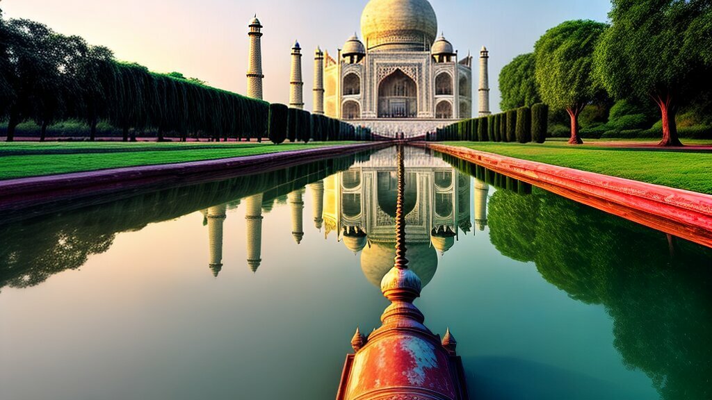 Taj Mahal in India